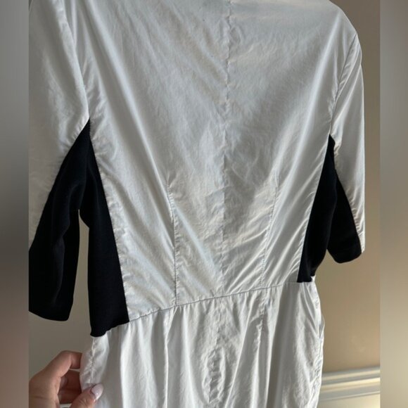 Proenza Schouler White Label Size 8 Color Block Zip Dress Black - Picture 2 of 7